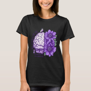 Erinnern Sie sich für Alzheimer-Bewusstseinsblumen T-Shirt