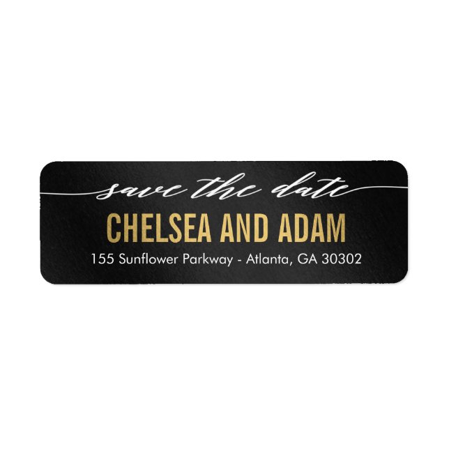 Erinnern Sie sich Save the Date an das Adressetike (Vorne)