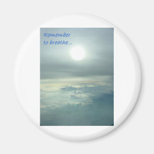 Erinnern Sie sich zu atmen Magnet