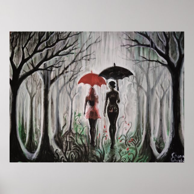 Erinnerst du dich an den Regen? Poster (Vorne)