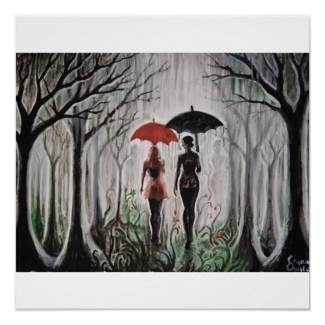 Erinnerst du dich an den Regen? Poster (Vorderseite)
