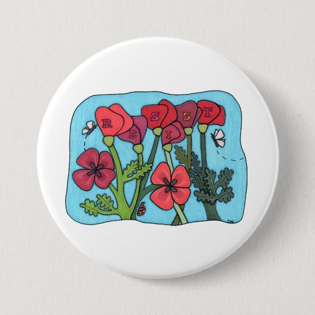 Erinnert Euch an den Resisters Pin Button (Vorderseite)
