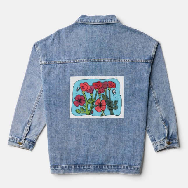 Erinnert euch an die Widerständler Jeansjacke (Rückseite)