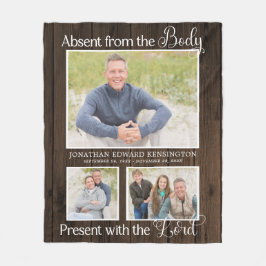 Erinnerung an christliches Foto Fleecedecke