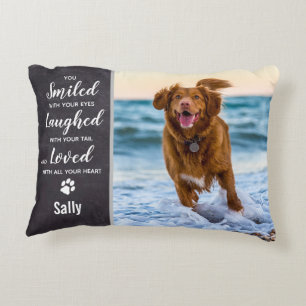 Erinnerung an das Foto "Pet Loss" Dekokissen