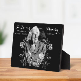 Erinnerung an das Foto Vintage Blume Fotoplatte