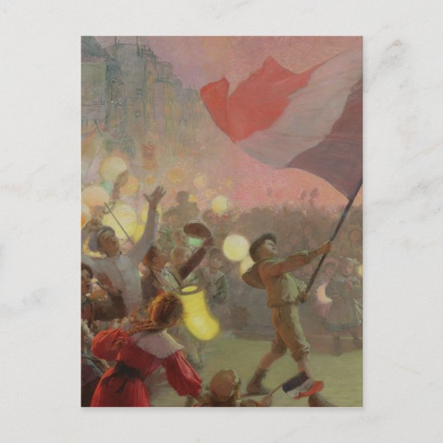 Erinnerung an das Nationalfestival 1895 Postkarte (Vorderseite)