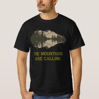 Erinnerung an den Berg: Vintage-Camping-T-Shirt T-Shirt