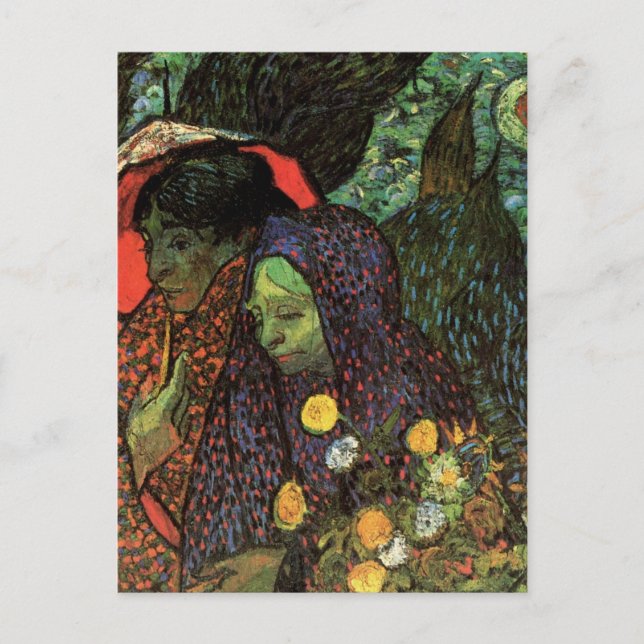 Erinnerung an den Garten in Etten von Vincent van  Postkarte (Vorderseite)