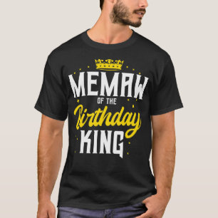 Erinnerung an den Geburtstag König Party Krone Bda T-Shirt