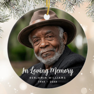 Erinnerung an die Foto-Erinnerung Keramik Ornament