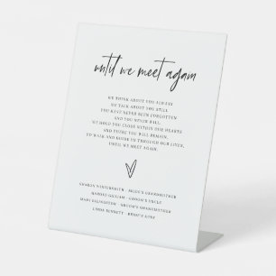 Erinnerung an die Mindestehelichen Sockelschild