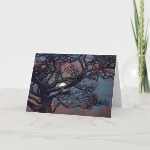 Erinnerung an die Mondgrüßkarte Karte