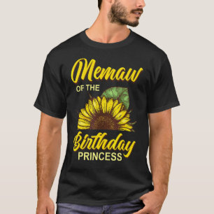 Erinnerung an die Sonnenblumenmatte der Geburtstag T-Shirt