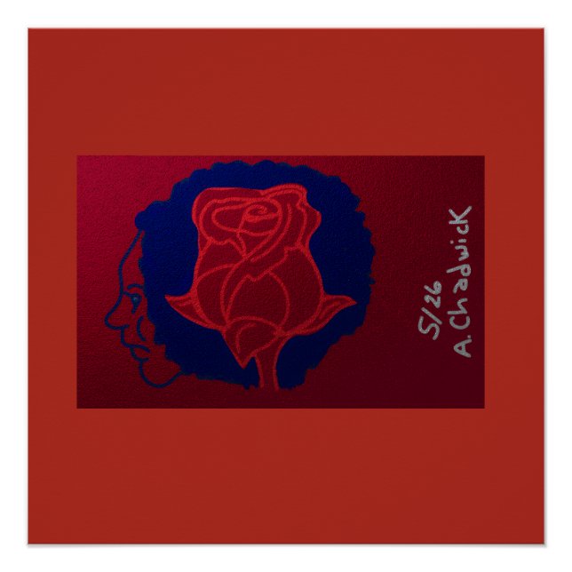 Erinnerung an eine Rose Poster (Vorderseite)