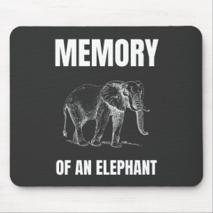Erinnerung an einen Elefanten Mousepad