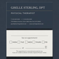 Erinnerung an einen Termin in der Physiotherapie-P