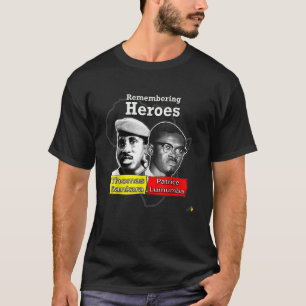 Erinnerung an Heroes Thomas Sankara Patrice Lumuba T-Shirt