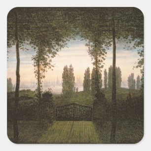 Erinnerung an Johann Bremen Quadratischer Aufkleber