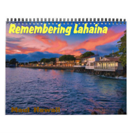 Erinnerung an Lahaina Kalender