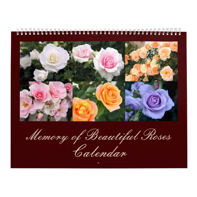 Erinnerung an schöne Rose Calendar レ schöne ダ. Kalender (Titelbild)