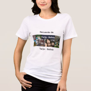 Erinnerung an Tarija Bolivien Tri-Blend Shirt