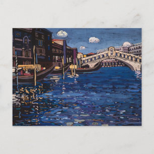 Erinnerung an Venedig, Rialto-Brücke, 1904 von Kan Postkarte