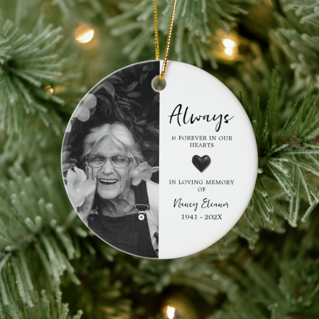 Erinnerung an verlorene Fotos Keramik Ornament (Baum)