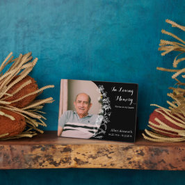 Erinnerung an Vintage Blume Foto Fotoplatte