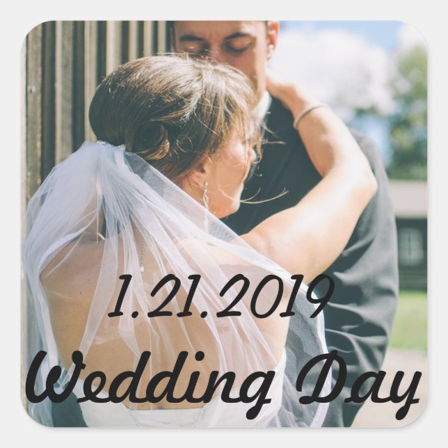 Erinnerung-Aufkleber für Kalender und Tagesplaner Quadratischer Aufkleber (Vorderseite)