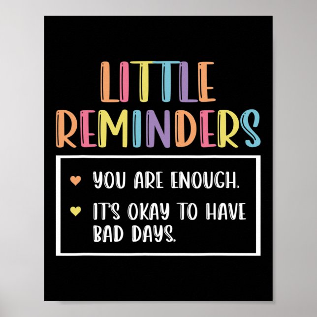 Erinnerung Berater für psychische Gesundheit 1 Poster (Vorne)