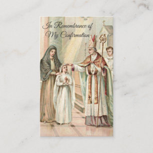 Erinnerung bestätigen Bestätigungs-Mädchen-heilige Visitenkarte