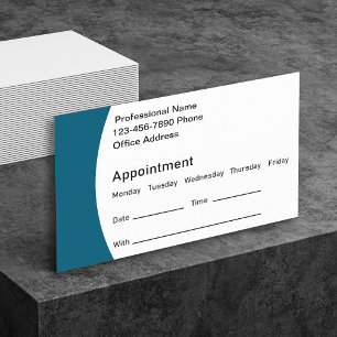 Erinnerung Business Cards Terminkarte