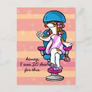 Erinnerung der Ernennung von Hund Groomer Postkarte