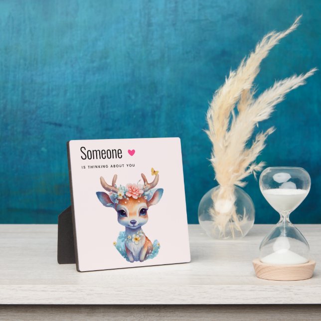 Erinnerung der Liebe mit einem Niedlichen Babyhirs Fotoplatte (InSitu)