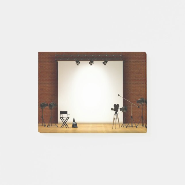 Erinnerung des Filmdatums Post-it Klebezettel (Vorderseite)