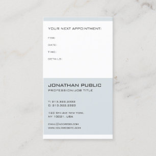 Erinnerung Doktor-Dentist Elegant Modern Terminkarte