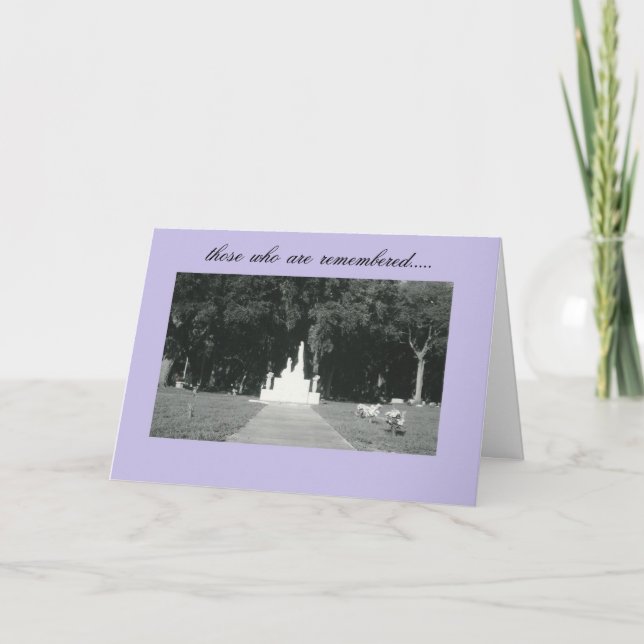 Erinnerung….durch peacewillow karte (Vorderseite)