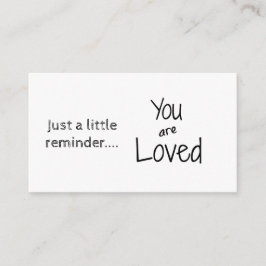 Erinnerung Ermutigen Sie Karten, die Sie lieben Begleitkarte