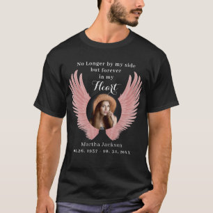 Erinnerung Foto & Angel Wings Memorial T - Shirt