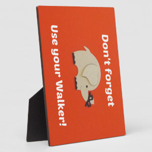 Erinnerung für den Walker Fotoplatte