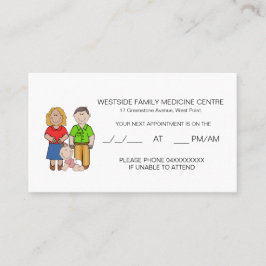 Erinnerung für die Anstellung eines Hausarztes far Terminkarte