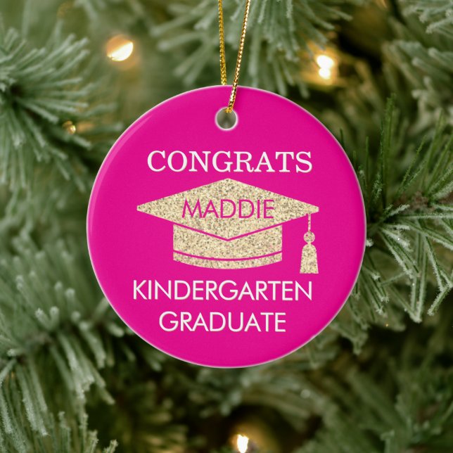 Erinnerung! Herzlichen Glückwunsch zum Kindergarte Keramik Ornament (Baum)