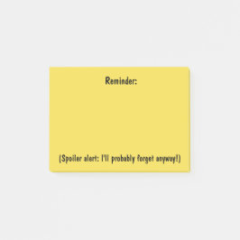 Erinnerung mit ein Verderber-Alarm-klebrigen Post-it Klebezettel