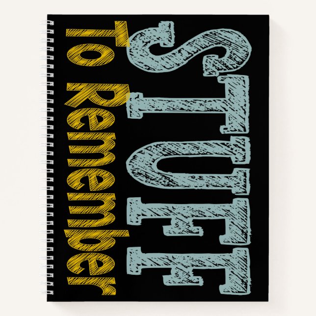 Erinnerung Notizbuch (Vorderseite)