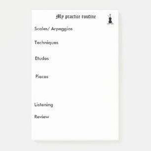 Erinnerung praktizieren post-it klebezettel