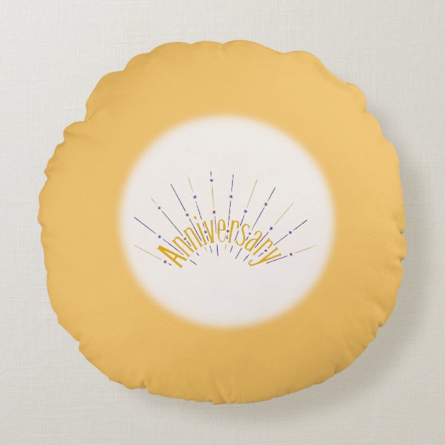 Erinnerung - rundes kissen (Vorderseite)