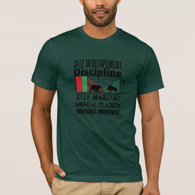 Erinnerung und Motivation | Devisenhandel-Mentalit T-Shirt (Vorderseite)