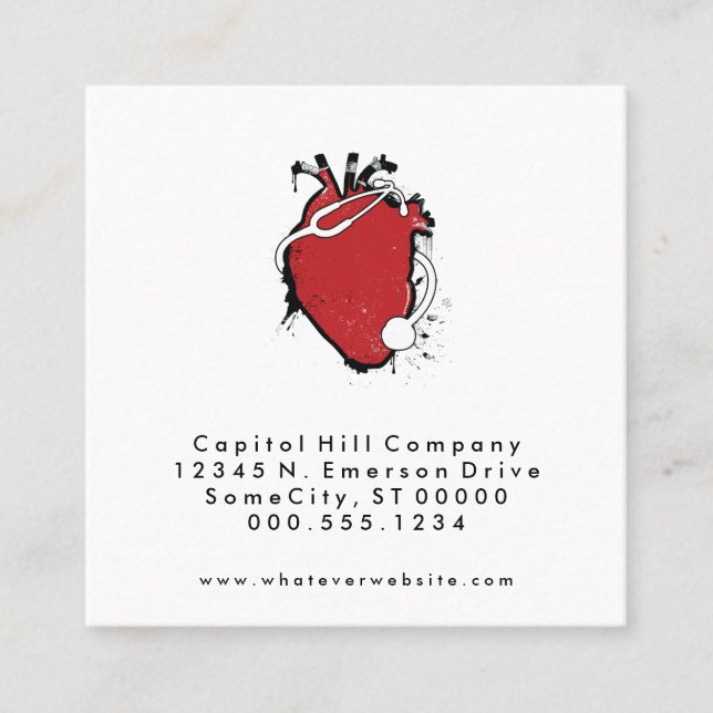 Erinnerung zur Ernennung eines Arztes Terminkarte (Vorderseite)