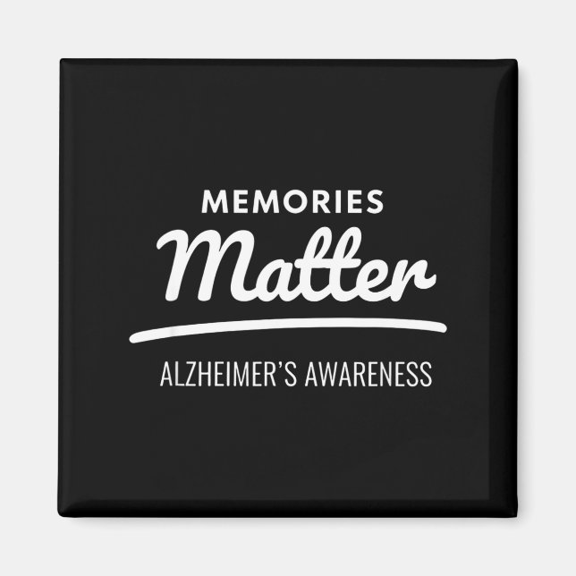 Erinnerungen Alzheimer-Bewusstsein  Magnet (Vorne)
